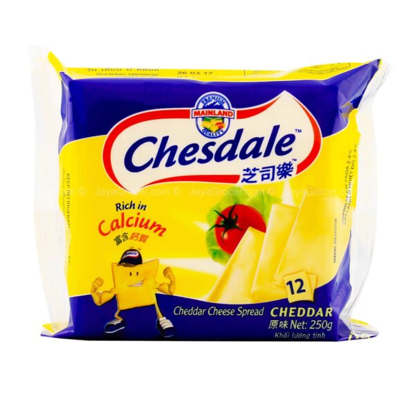 Chesdale Plain Cheese Slice 250g