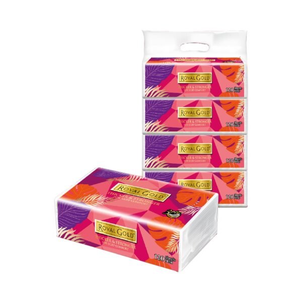 Royal Gold Tissue 120pcs x 4